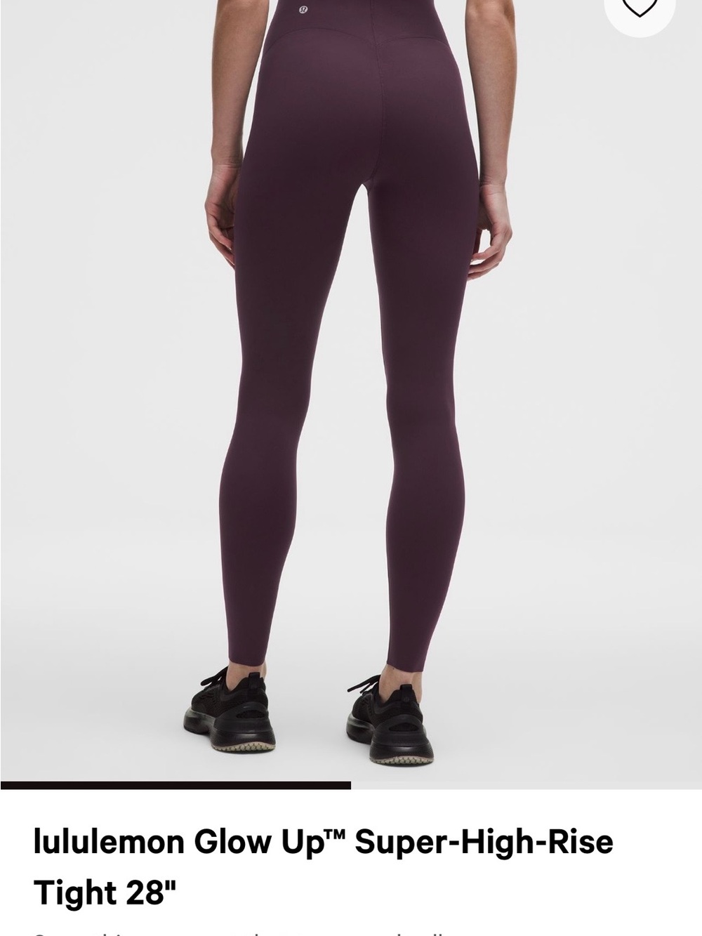 lululemon athletica Women's High-Rise Leggings — Deep Plum - Picture 3 of 5